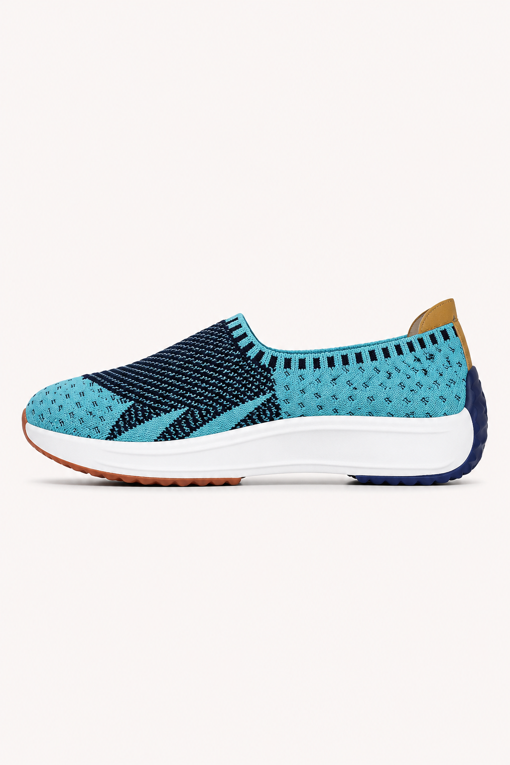Strick-Slip-On-Sneaker für Damen mit dicker Sohle – Jutta
