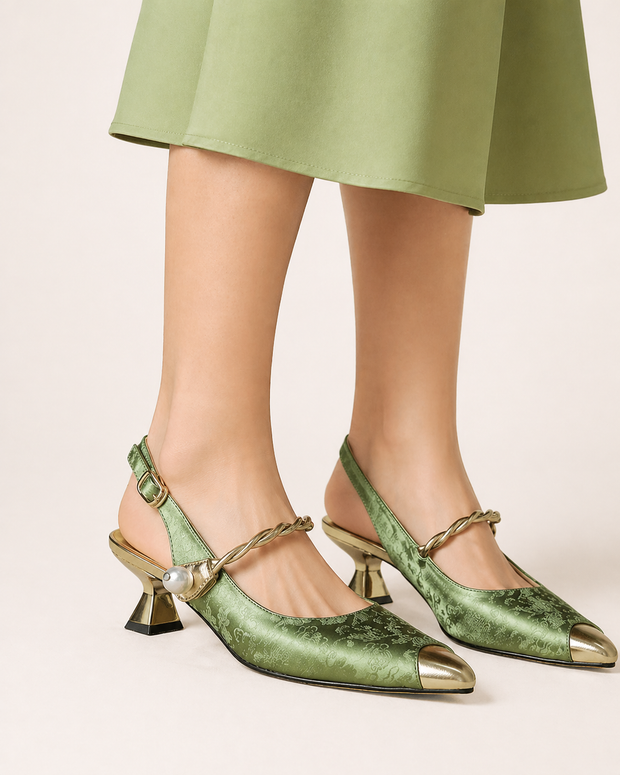 Chaussures à talon bas pour femmes avec bride sur le cou-de-pied - Loaiza