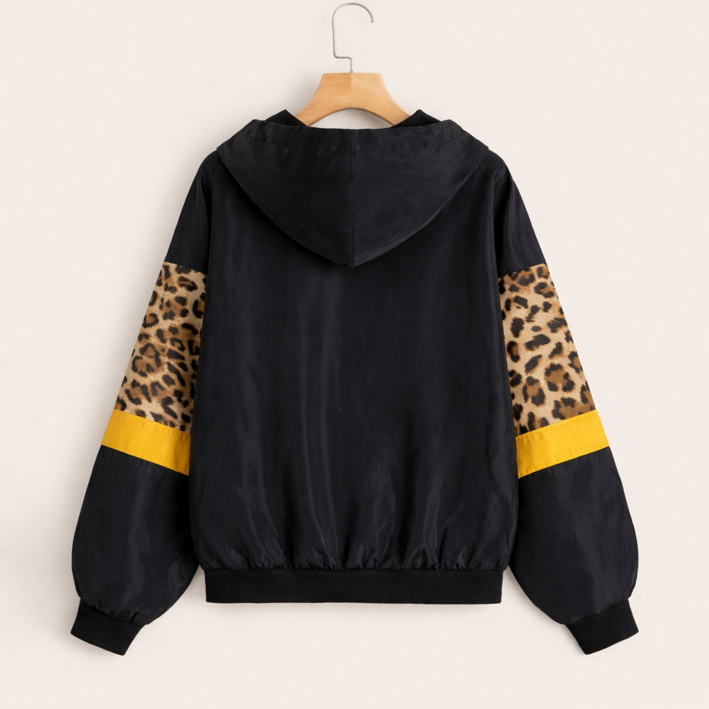 Damen Sportjacke mit Kapuze und Reißverschluss - Zirel