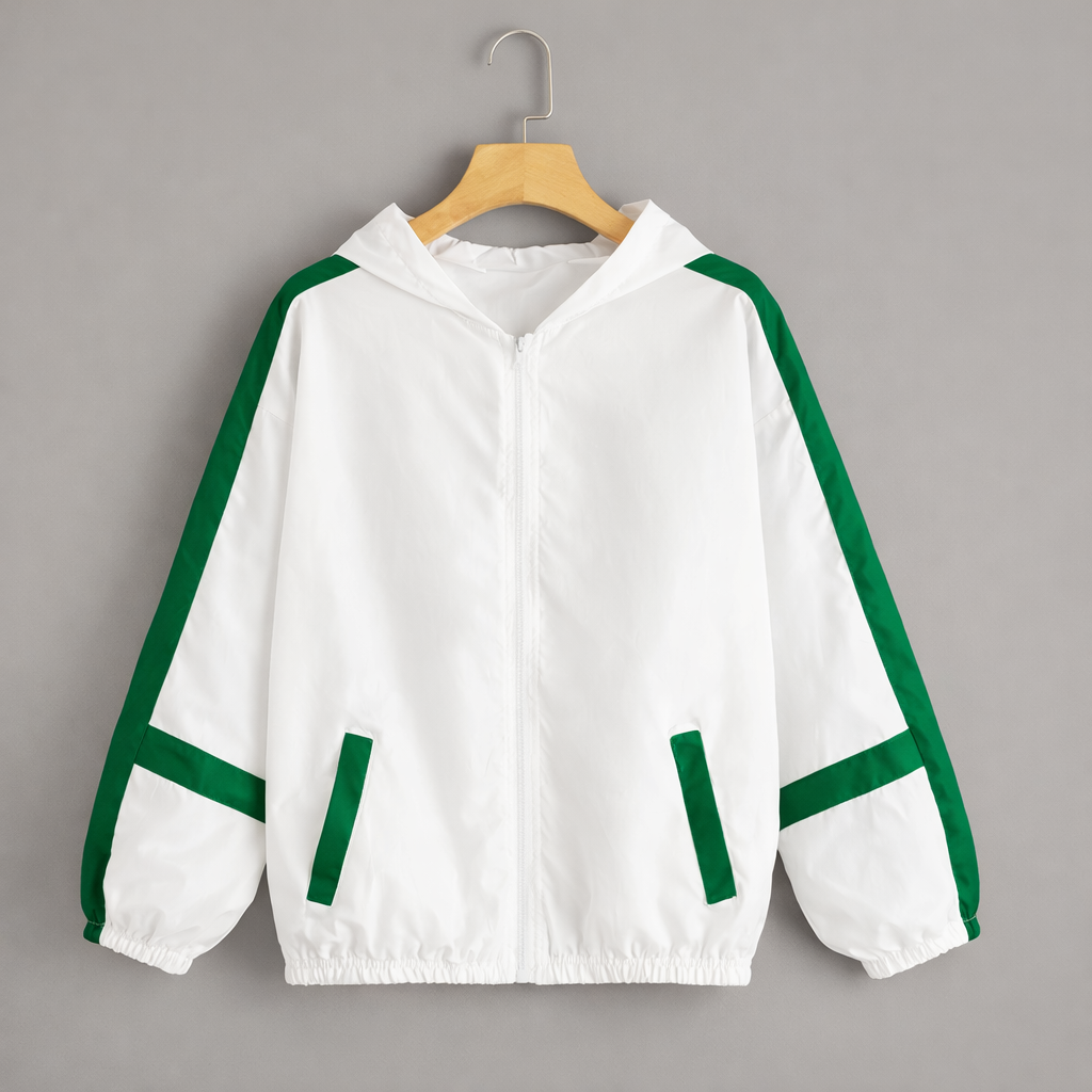 Damen Sportjacke mit Kapuze und Reißverschluss - Zirel
