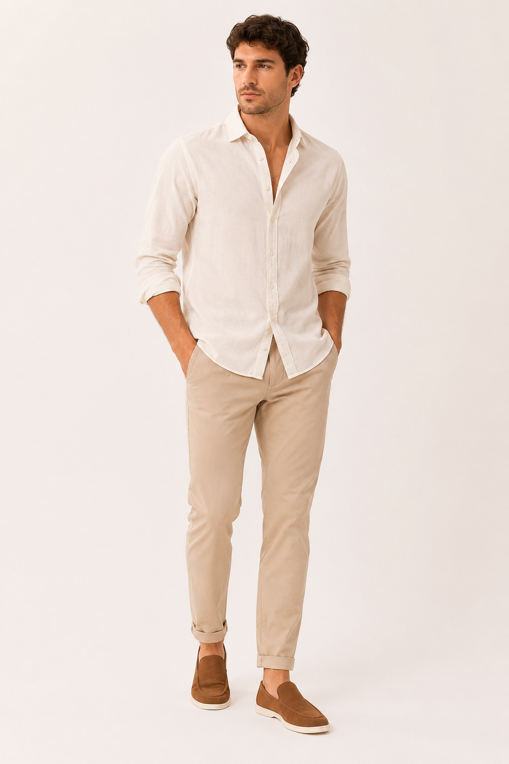 Elegante, lässige Herren-Slip-On-Mokassins – John