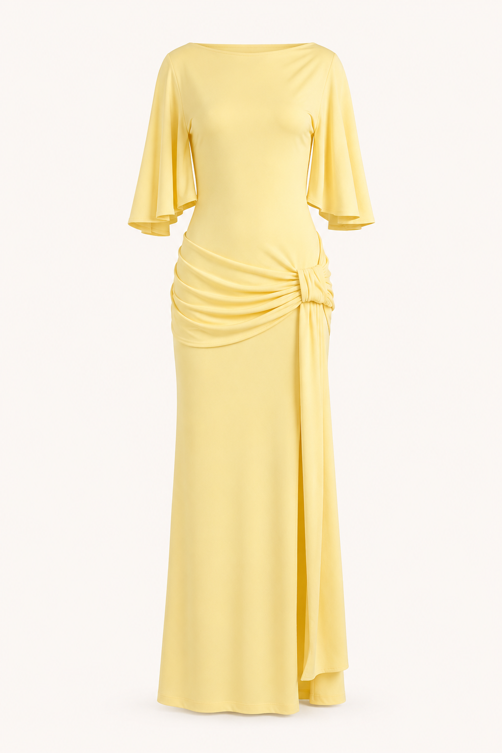 Damen langes Kleid elegant Hochzeit Gast Seitenschlitz - Amelie