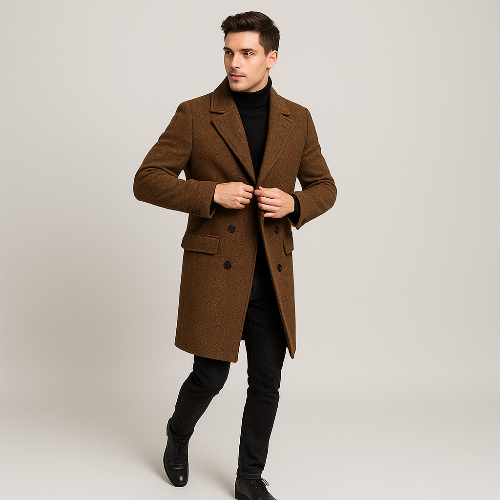 Klassischer und eleganter Herrenmantel - Stergen