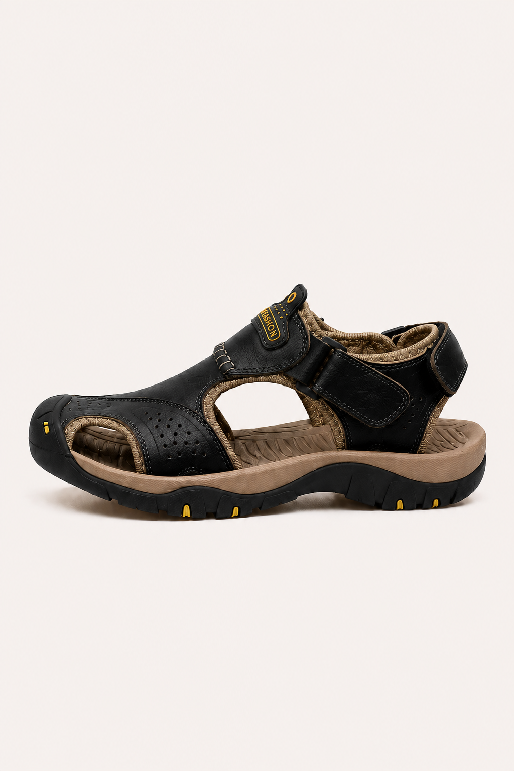 Trekking-Sandalen für Herren mit verstärkter Zehenkappe und Klettverschluss – Theo