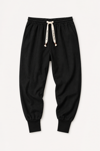 Pantalon de jogging taille élastiquée cordon de serrage coupe confortable pour tous les jours - Rayan