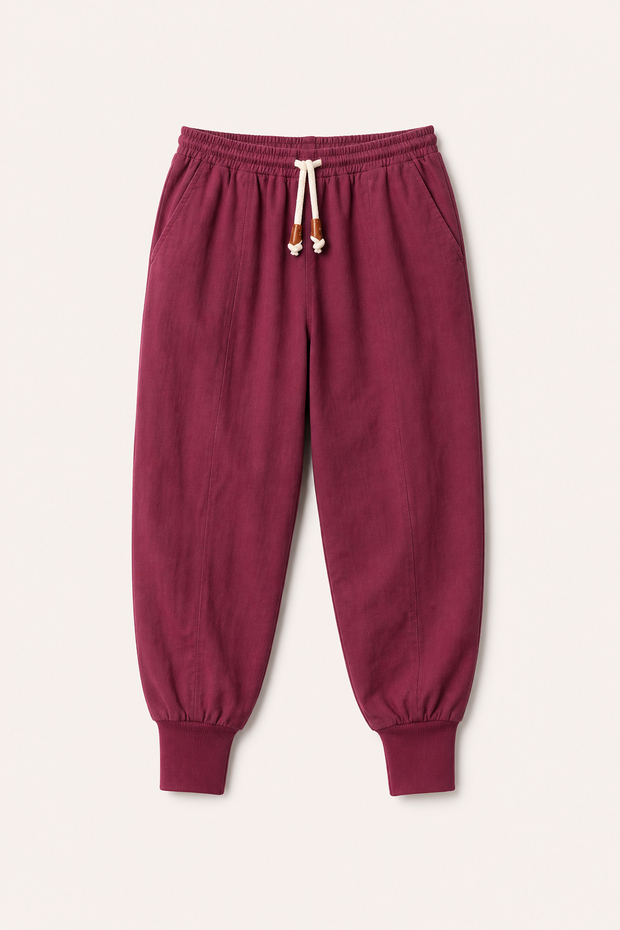 Pantalon de jogging taille élastiquée cordon de serrage coupe confortable pour tous les jours - Rayan