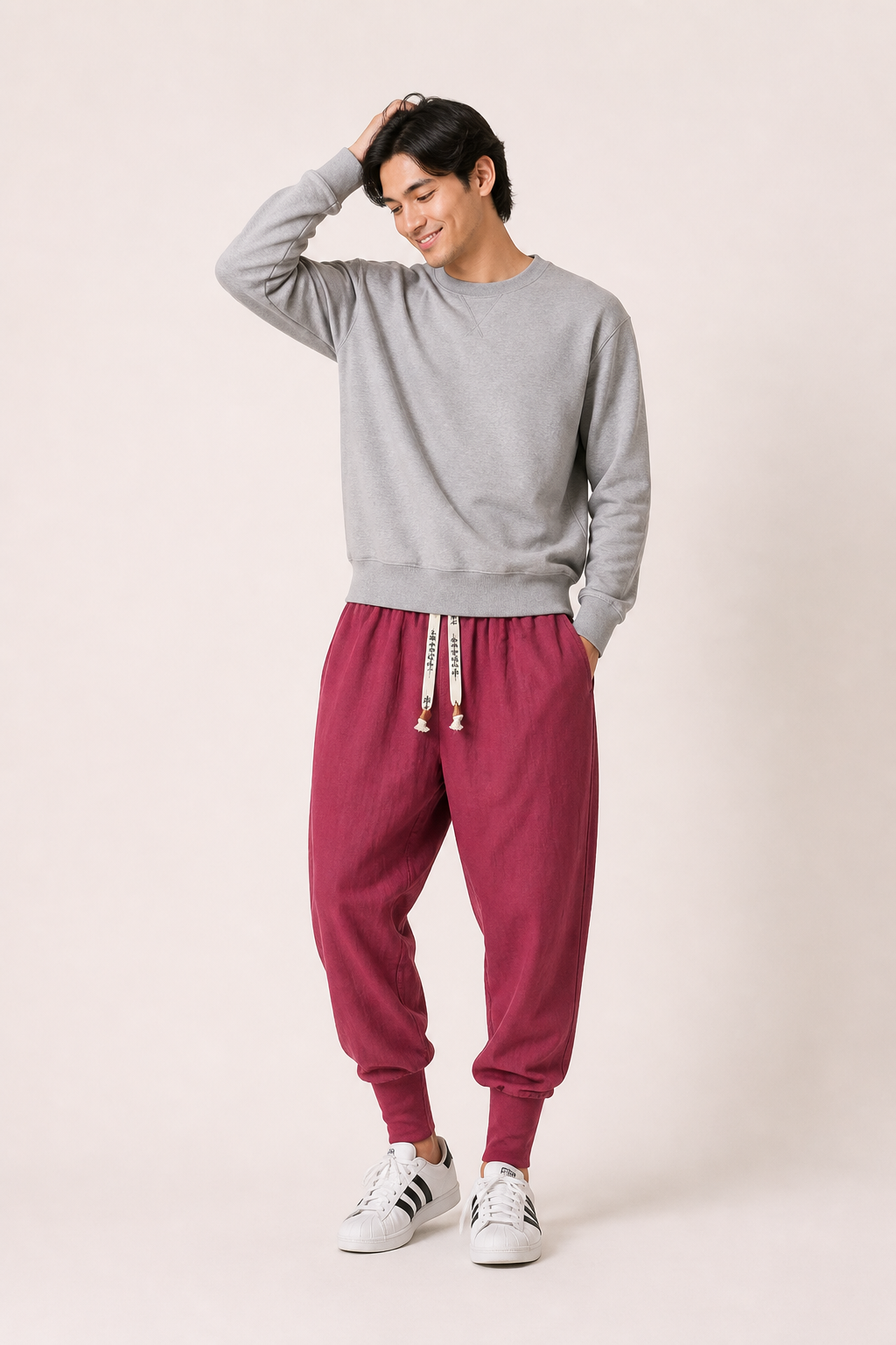 Jogginghose mit Gummizug in der Taille und bequemer Alltagspassform - Rayan
