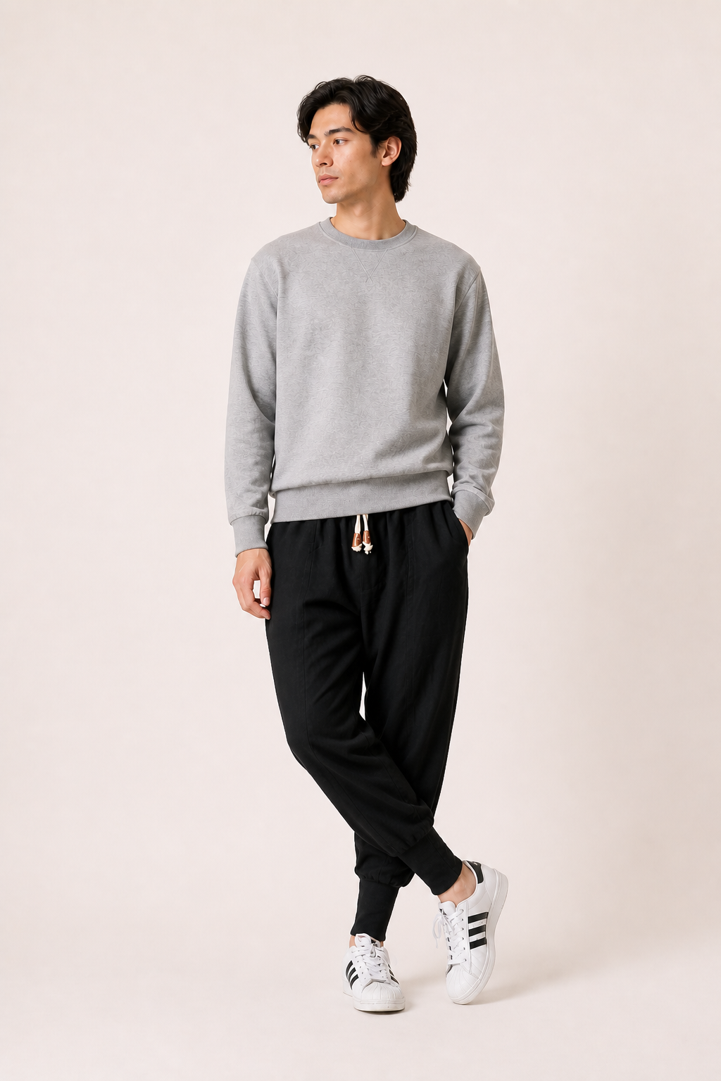 Jogginghose mit Gummizug in der Taille und bequemer Alltagspassform - Rayan