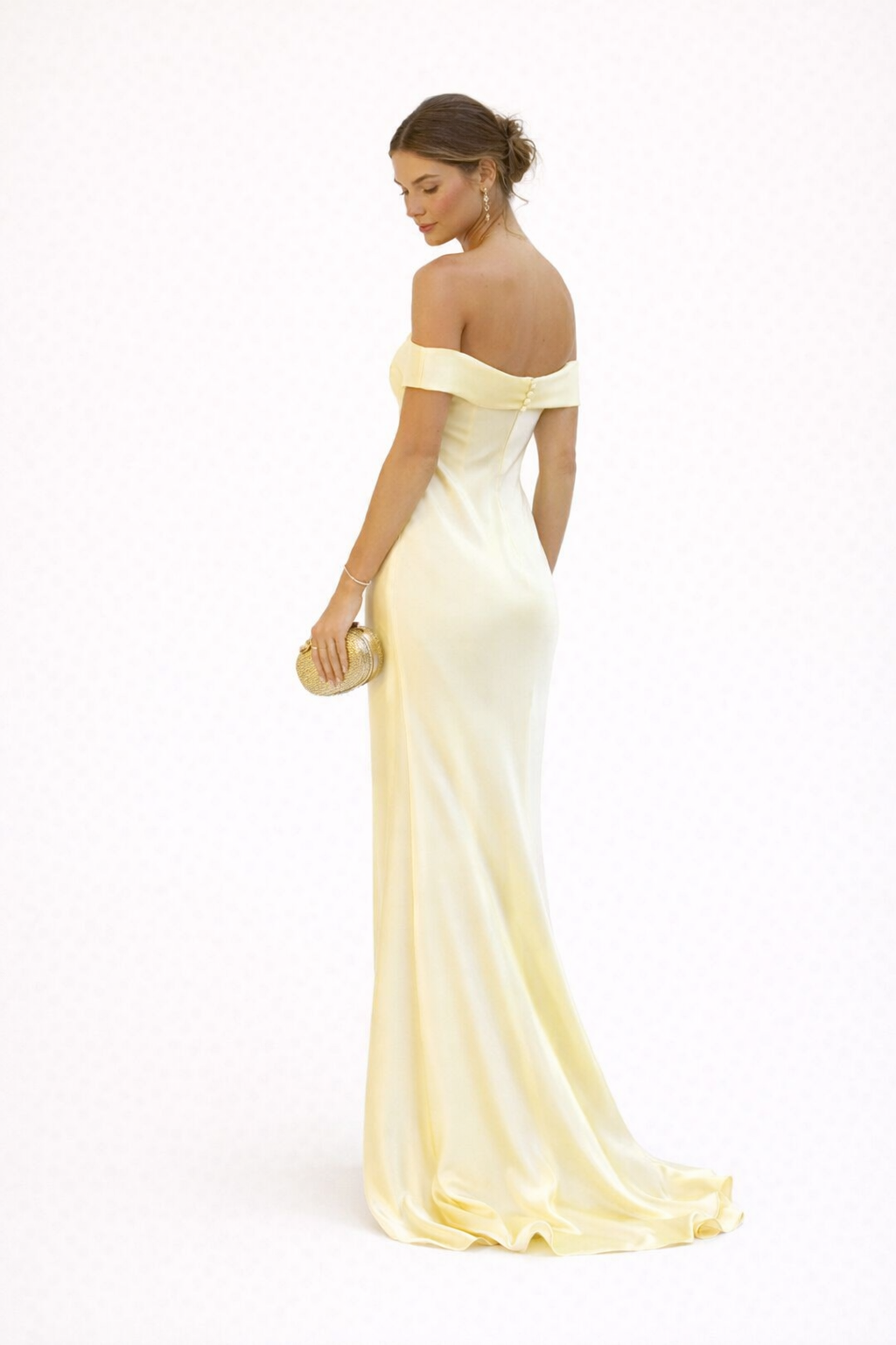 Langes schulterfreies Partykleid für Frauen - Lea