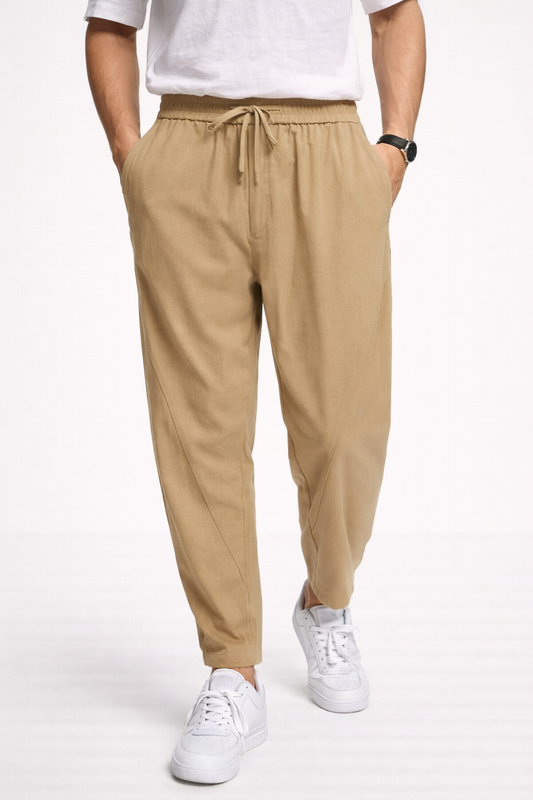 Pantalon de jogging avec cordon de serrage ajustable pour hommes - Najim
