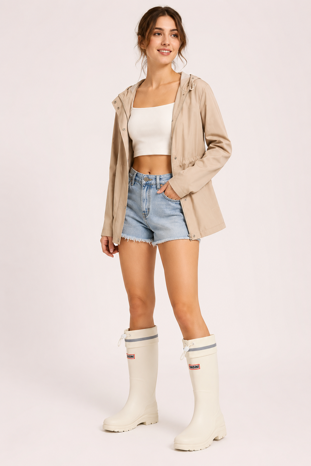Wasserdichte und bequeme hohe Gummistiefel für Damen – Jana