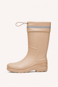 Bottes en caoutchouc pour femme, à tige haute, imperméables et confortables - Jana