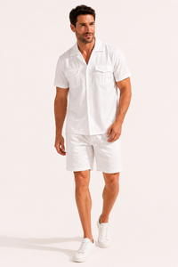 Ensemble chemise et short à double poche pour homme - Matthis