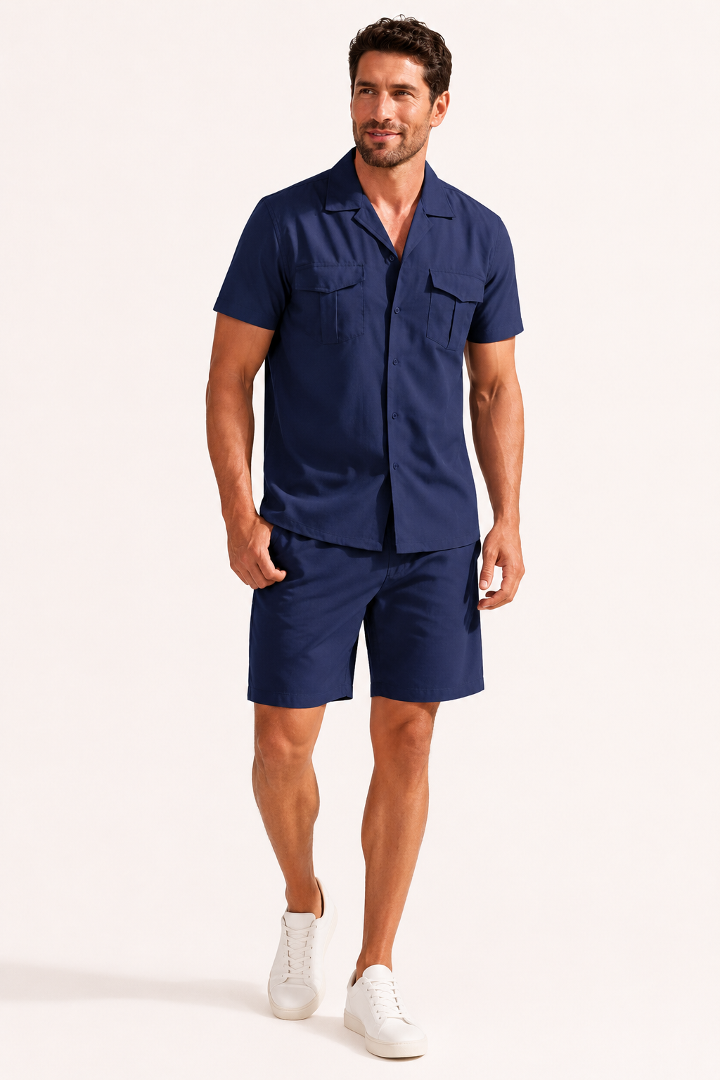 Herrenhemd und Shorts mit zwei Taschen - Matthis