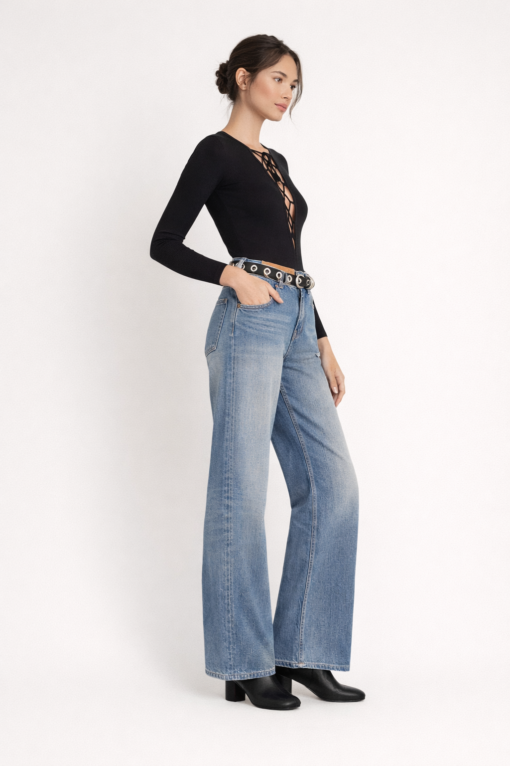 Weite Jeanshosen für Damen - Margaux