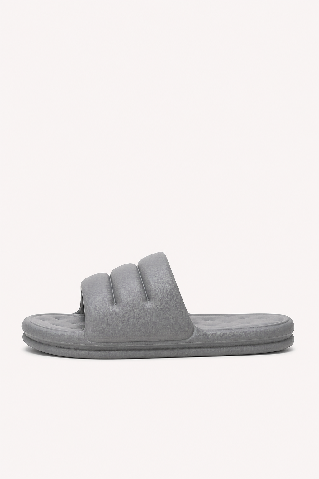 Flache gepolsterte Damen-Slider-Sandalen - Ingrid