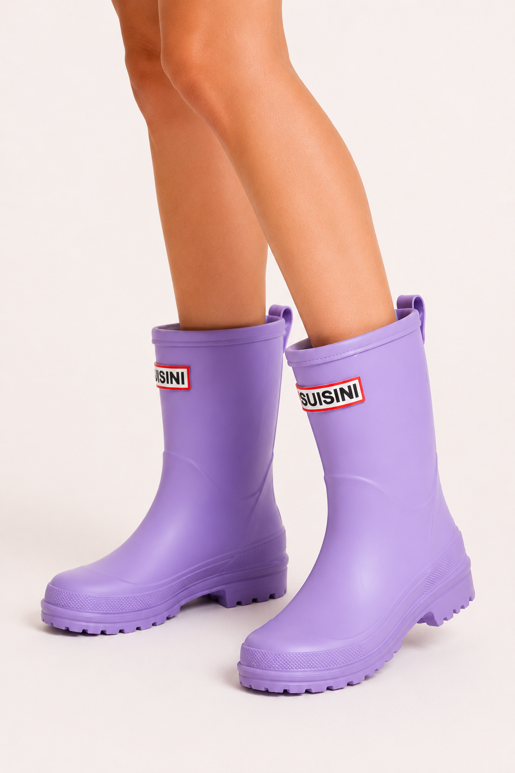 Rutschfeste Regenstiefel für Damen in mittlerer Höhe – Selma