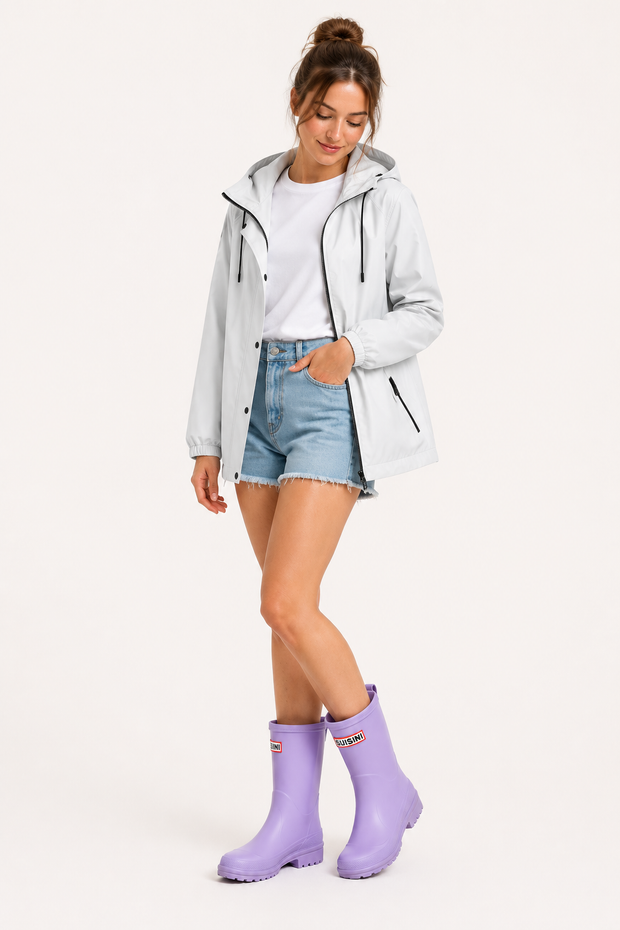 Bottes de pluie mi-hauts antidérapantes pour femme - Selma