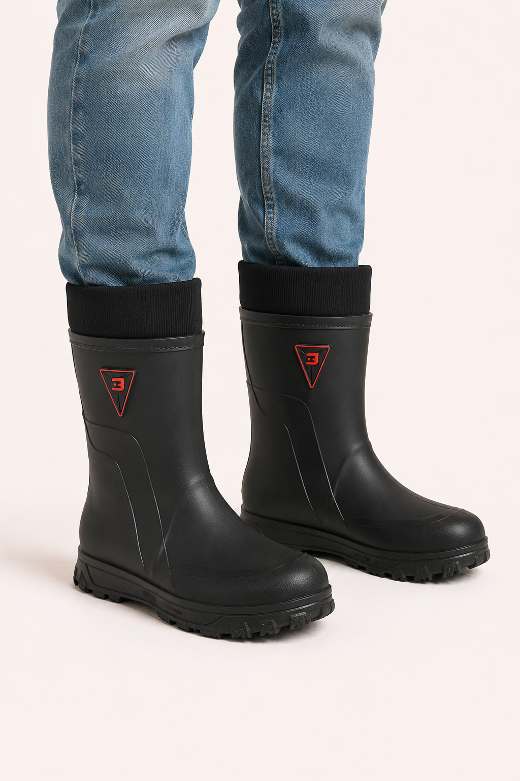 Wasserdichte Gummistiefel mit warmem Futter und rutschfester Sohle – Hector