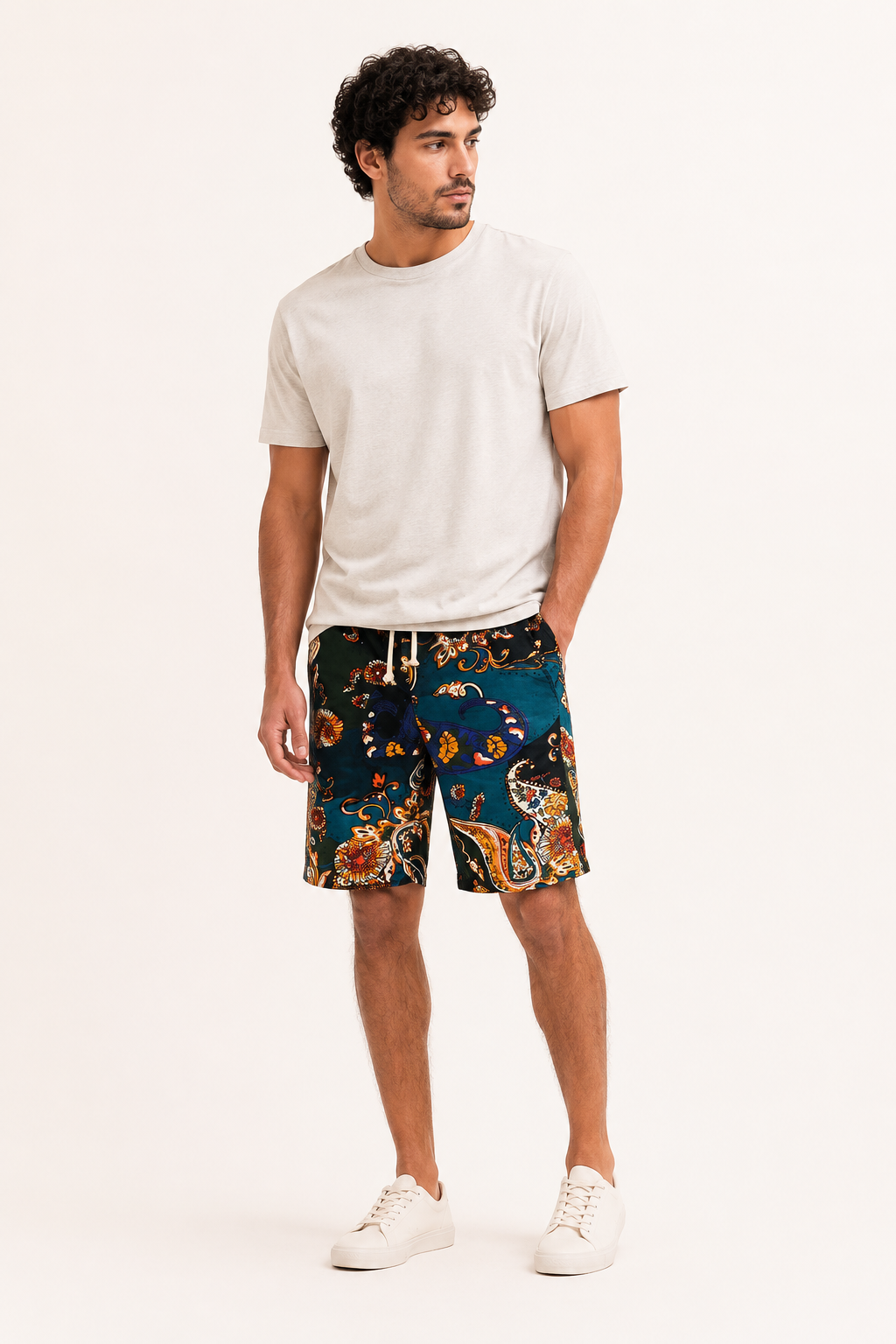 Bedruckte Shorts für Männer mit verstellbarer Taille - Hugo
