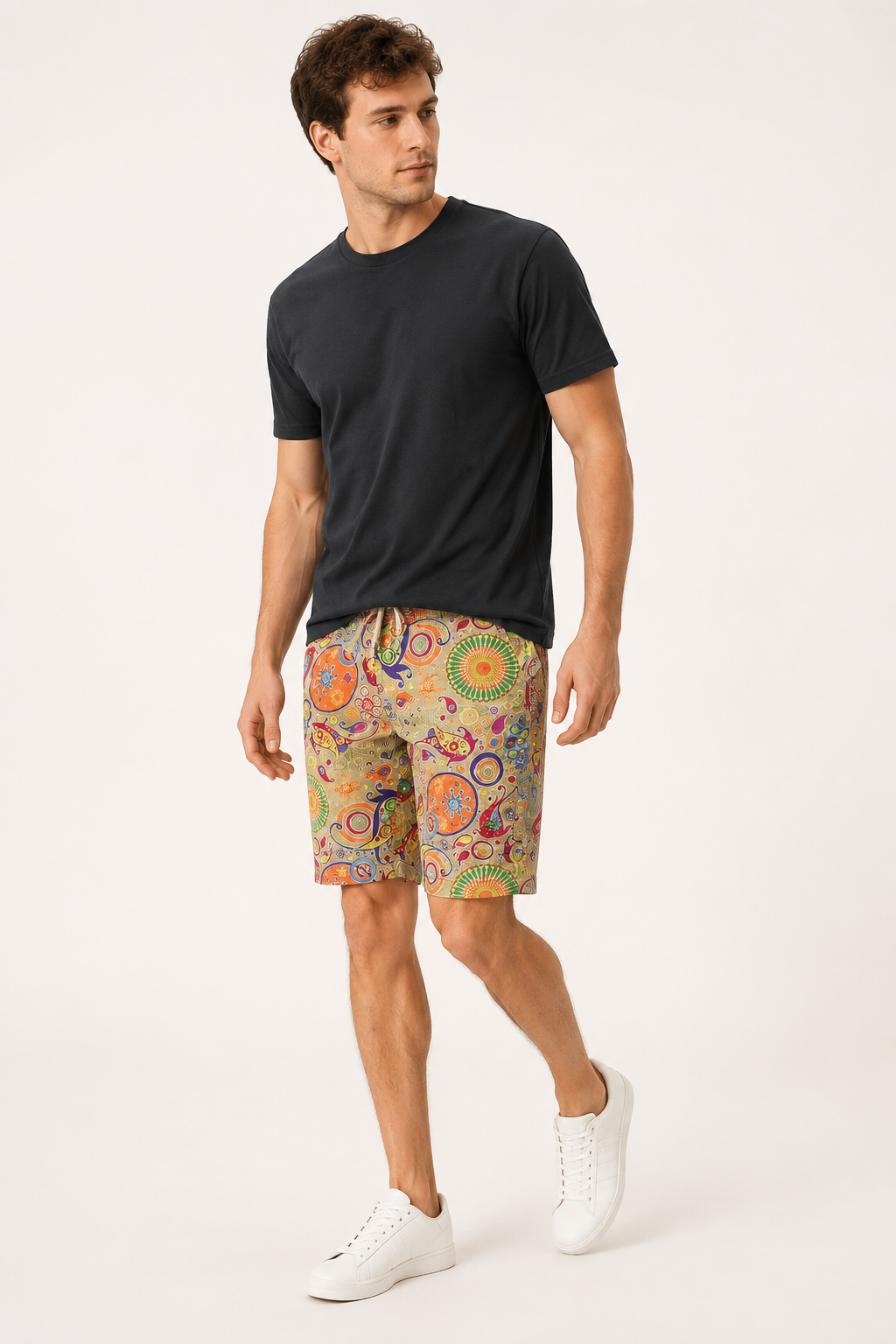 Bedruckte Shorts für Männer mit verstellbarer Taille - Hugo