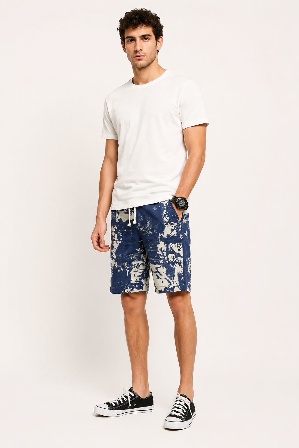 Bedruckte Shorts für Männer mit verstellbarer Taille - Hugo