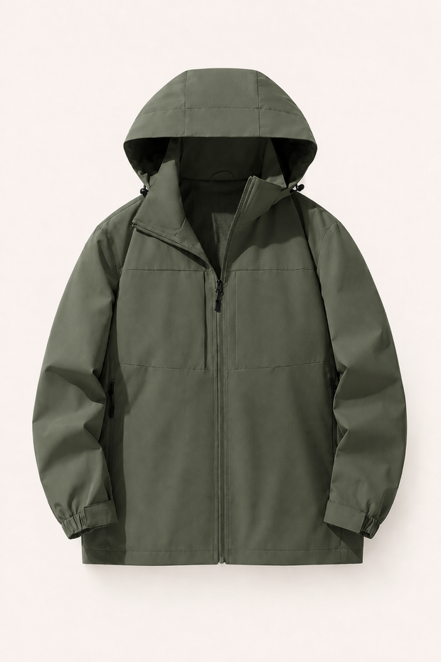 Leichte, wasserdichte Outdoor-Jacke für Herren mit Kapuze – Millan