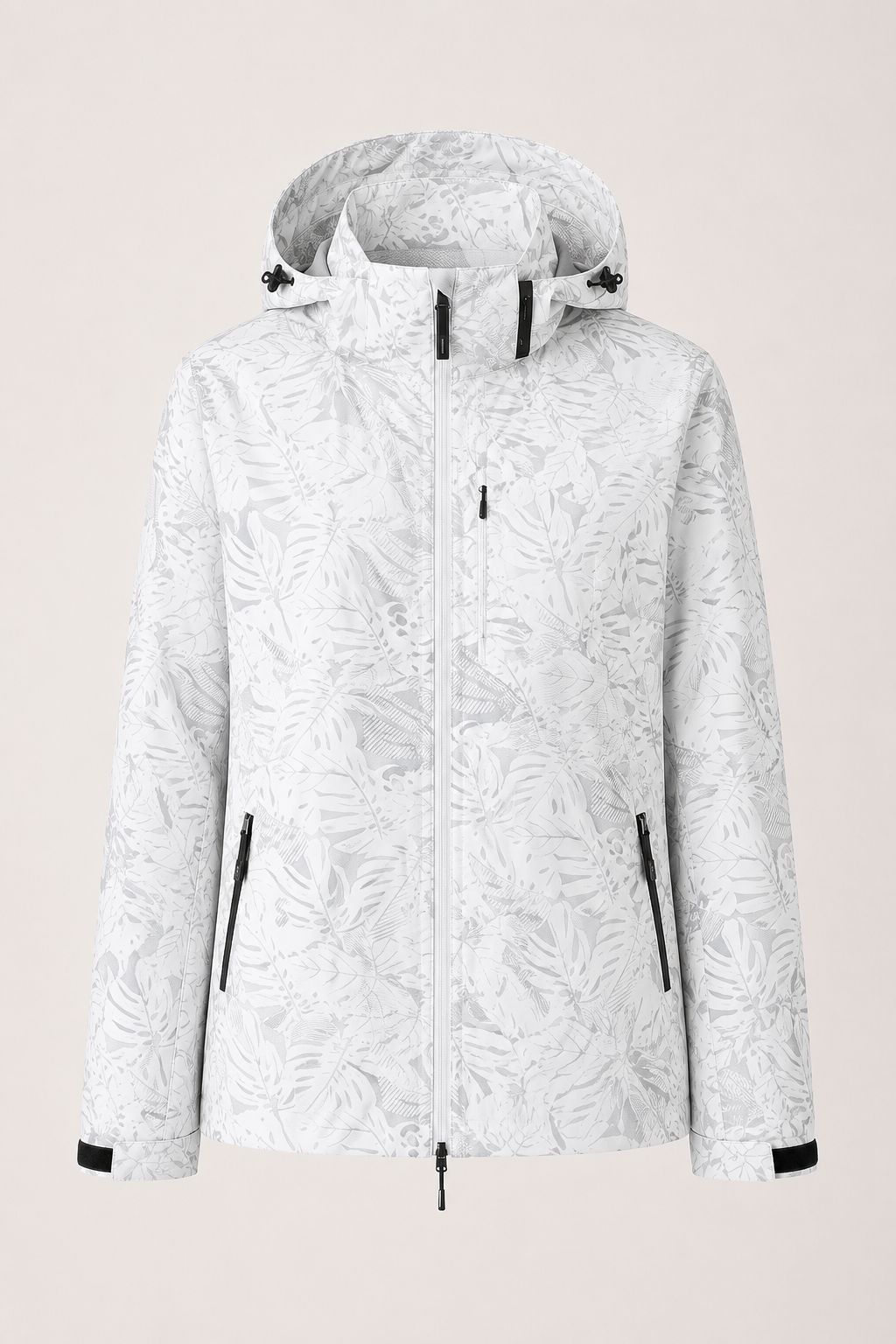 Leichte, winddichte Unisex-Jacke mit Kapuze und Reißverschluss – Fassher