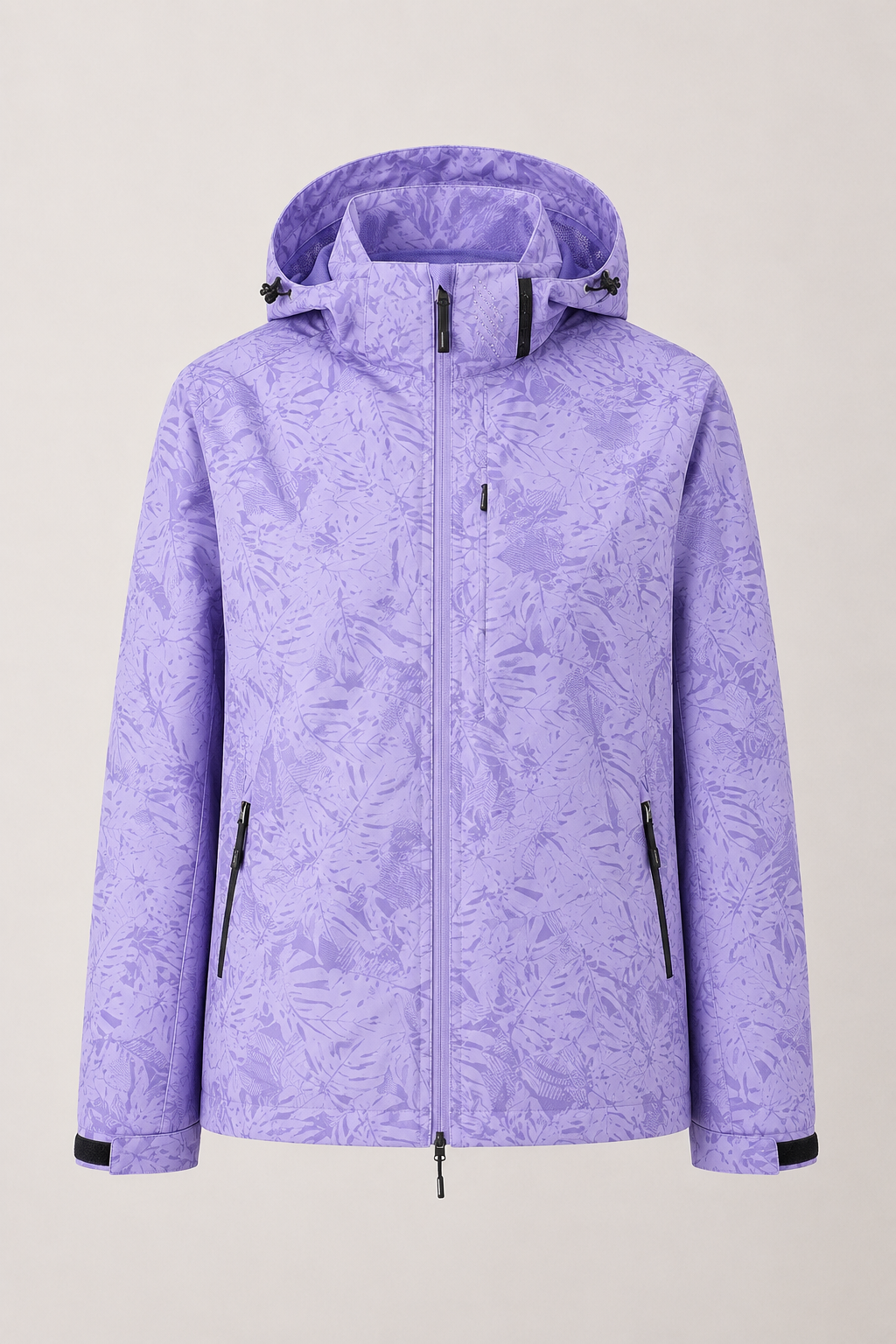 Leichte, winddichte Unisex-Jacke mit Kapuze und Reißverschluss – Fassher