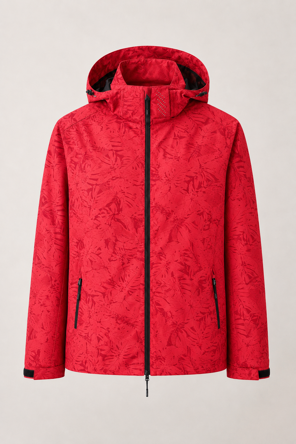 Leichte, winddichte Unisex-Jacke mit Kapuze und Reißverschluss – Fassher