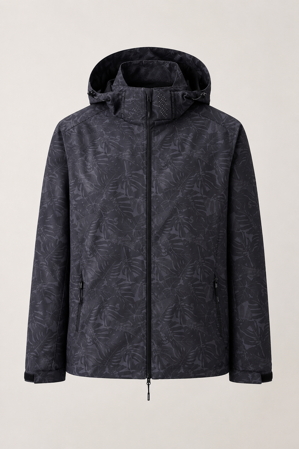 Leichte, winddichte Unisex-Jacke mit Kapuze und Reißverschluss – Fassher