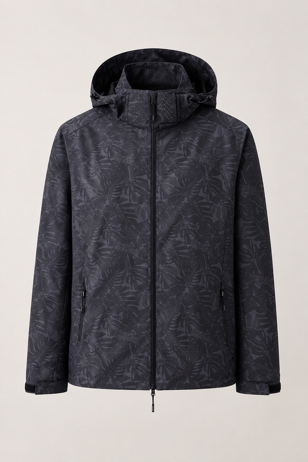 Leichte, winddichte Unisex-Jacke mit Kapuze und Reißverschluss – Fassher
