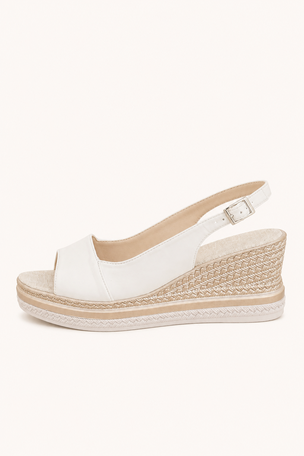 Damen-Sandalen mit Keilabsatz und offener Ferse – Elina