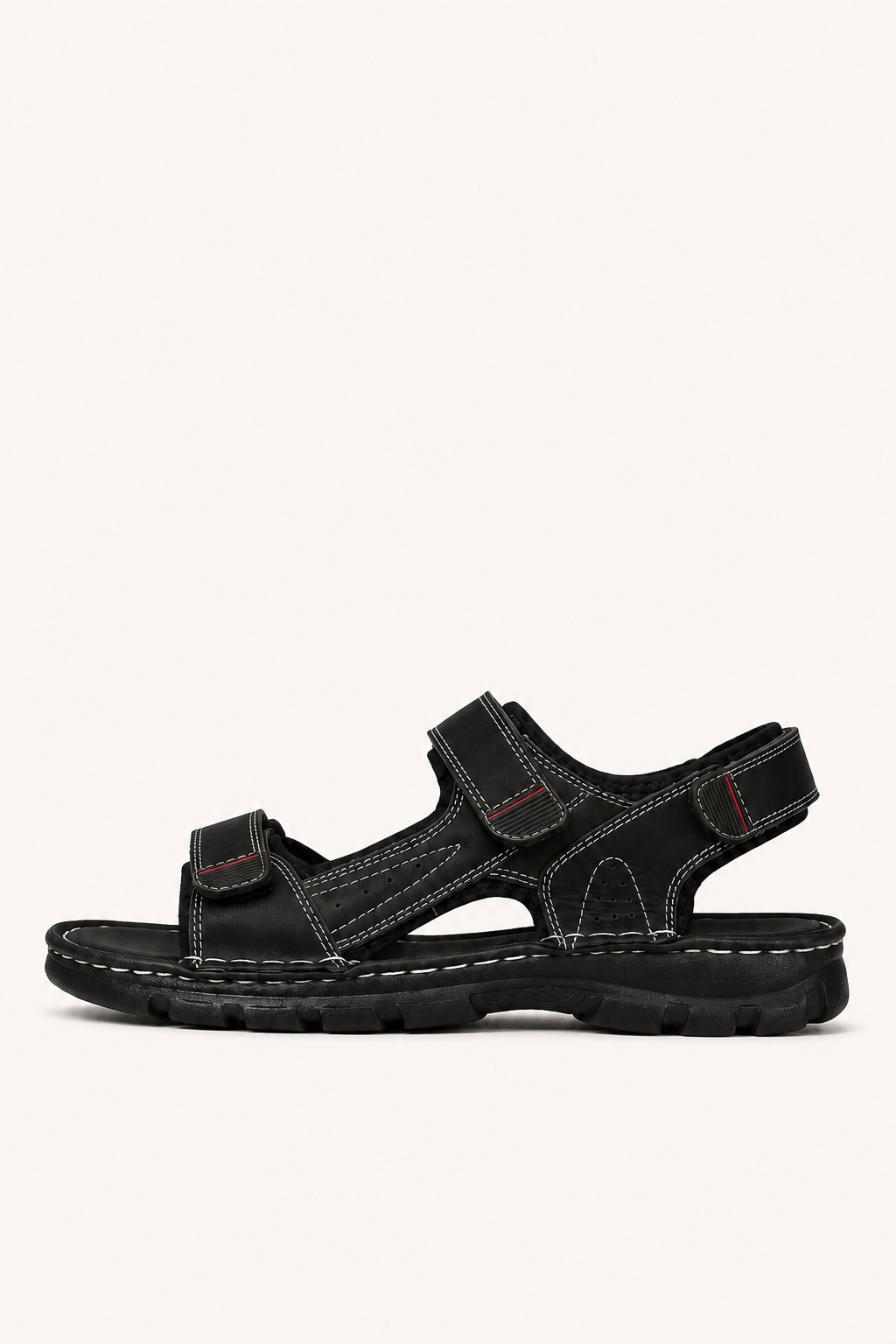 Sportliche Herren-Sandalen mit Klettverschluss und dicker Sohle – Armelio