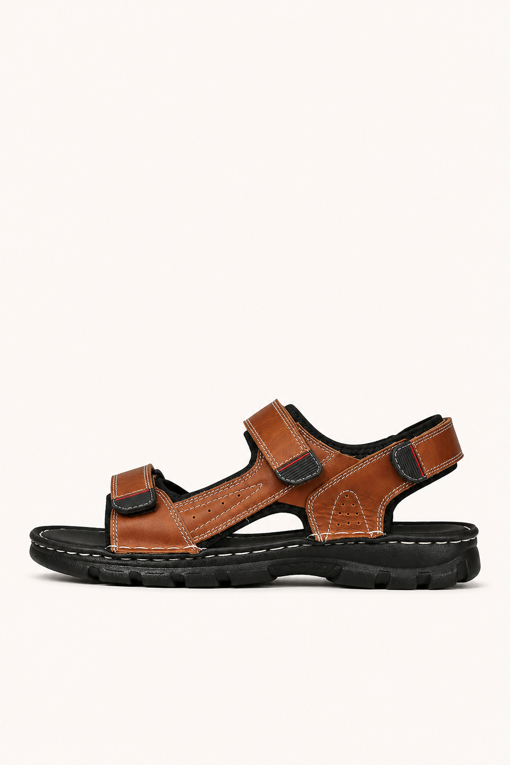 Sportliche Herren-Sandalen mit Klettverschluss und dicker Sohle – Armelio