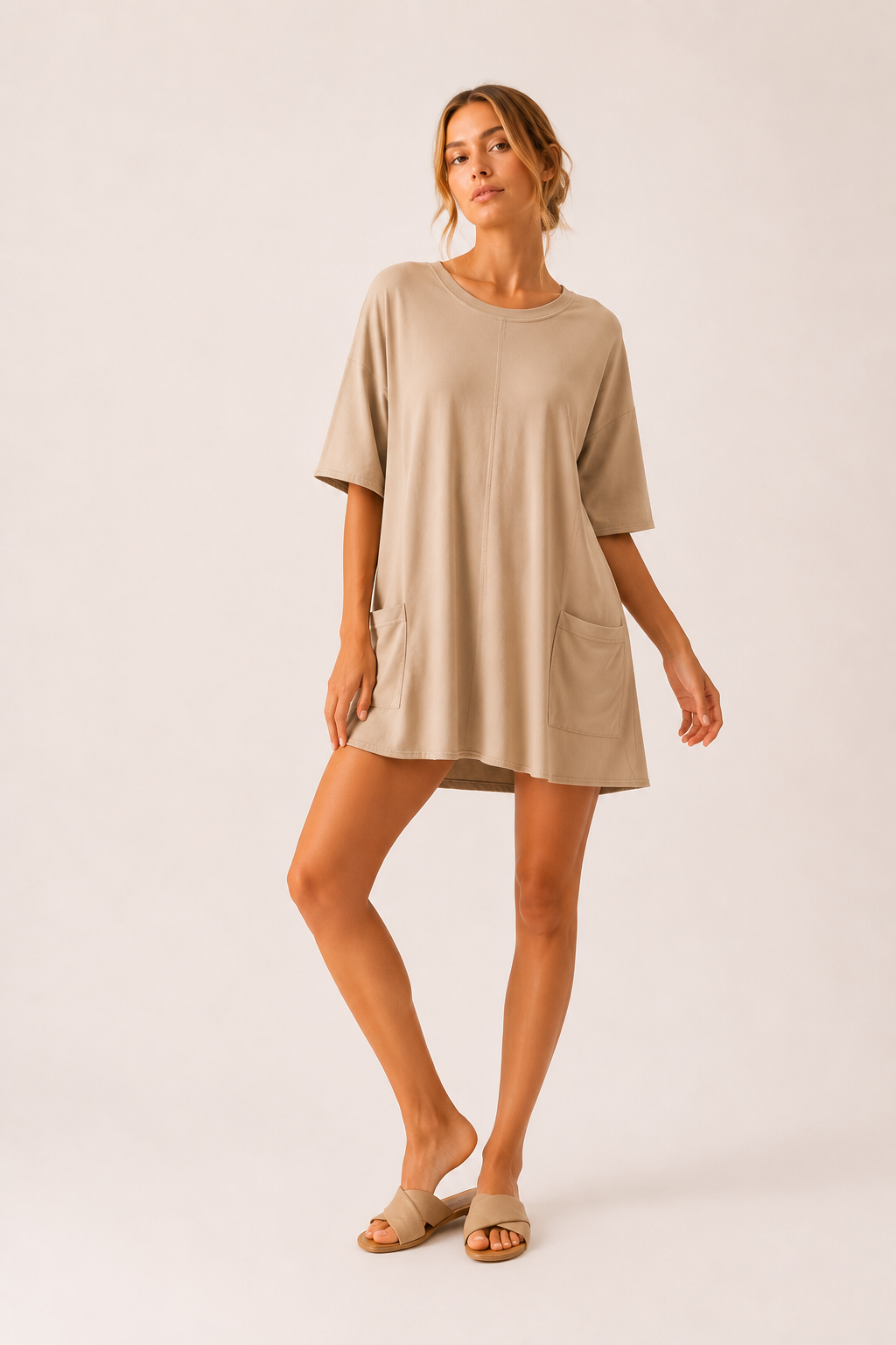 Jumpsuit kurzarm kurzarmige Frau - Hanneli