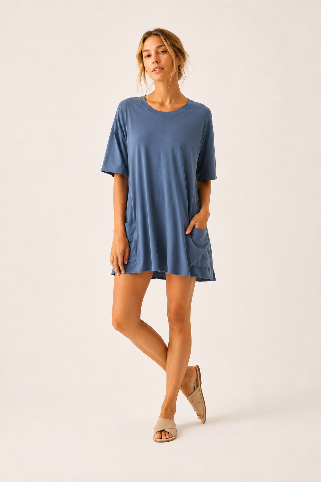 Jumpsuit kurzarm kurzarmige Frau - Hanneli