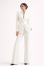 Damenblazer, taillierter Blazer, elegante Schlaghosen - Rita