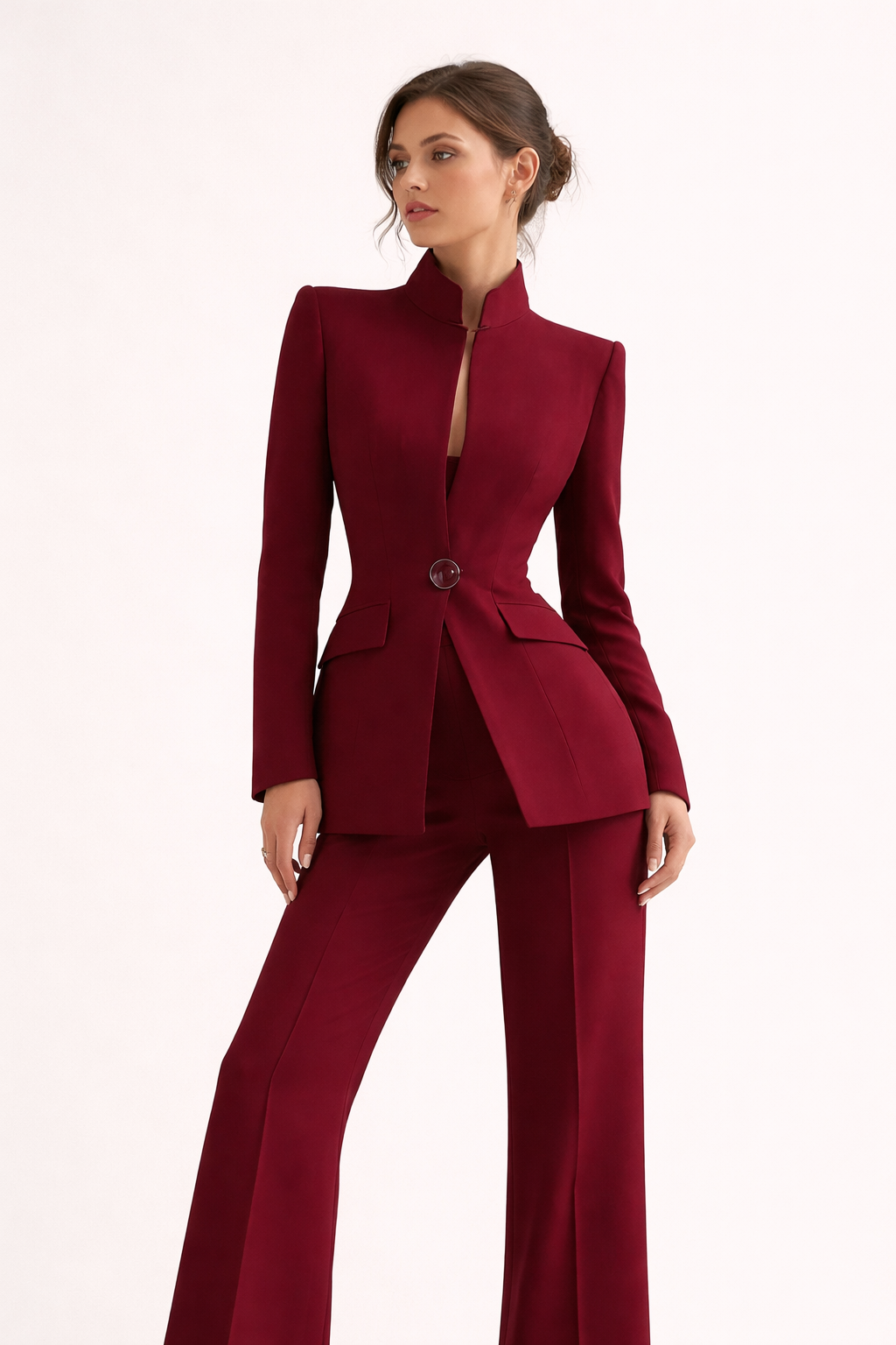 Damenblazer, taillierter Blazer, elegante Schlaghosen - Rita