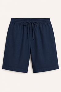 Bermuda homme en lin, taille élastiquée - Levin