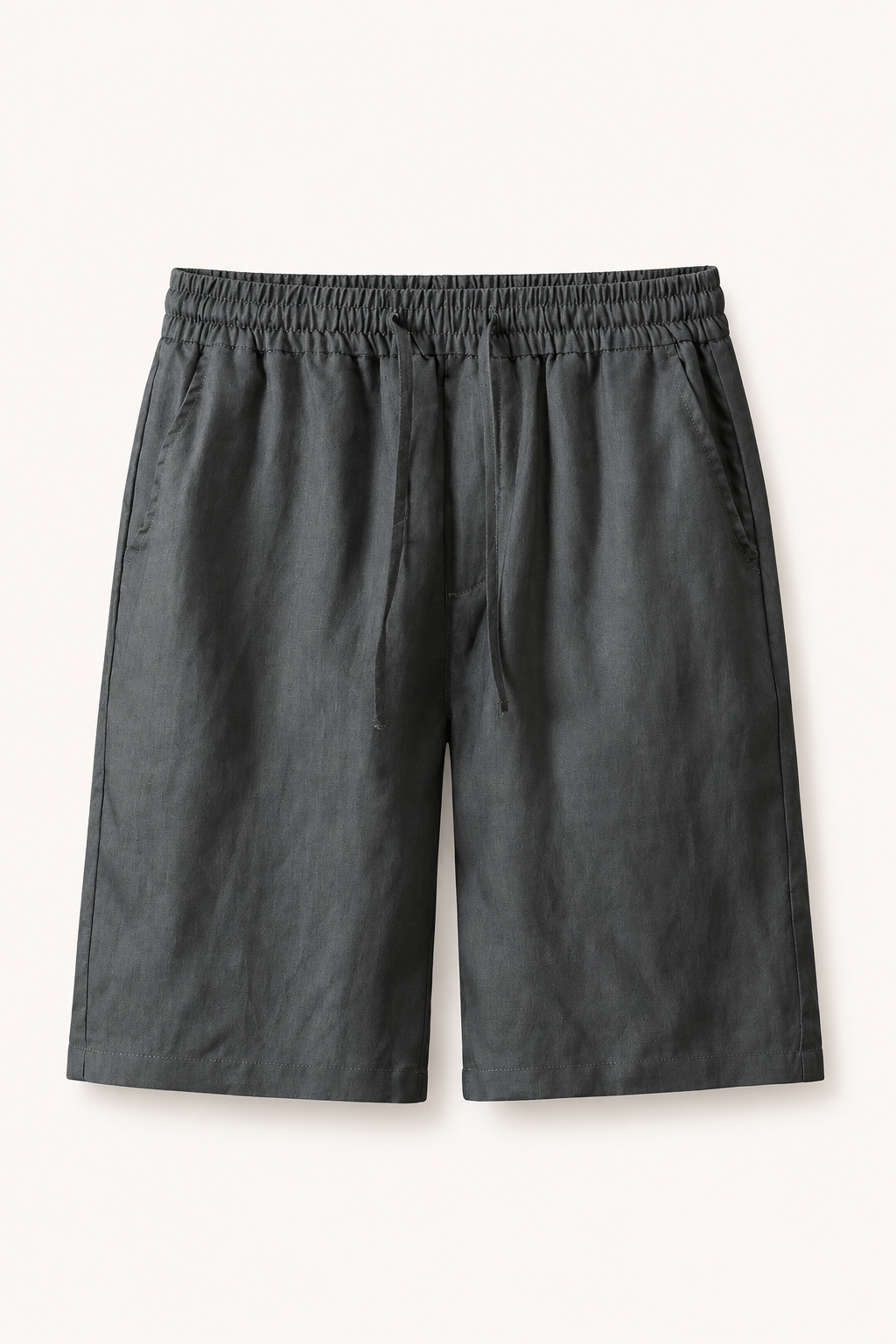 Herren Bermudashorts aus Leinen mit Gummizug - Levin