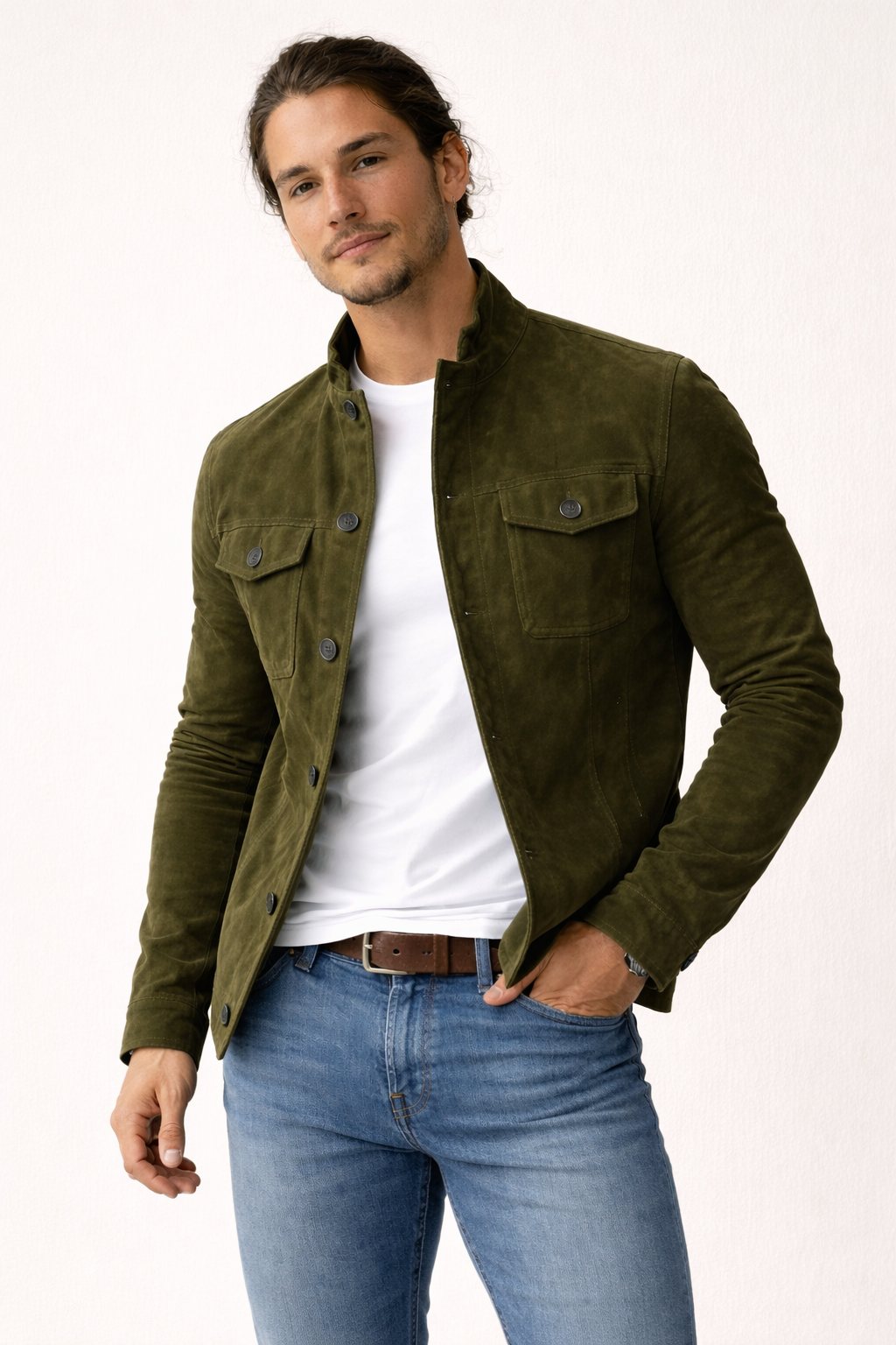 Herrenjacke im lässigen Stil mit bequemer Passform für die Übergangszeit - Klaus