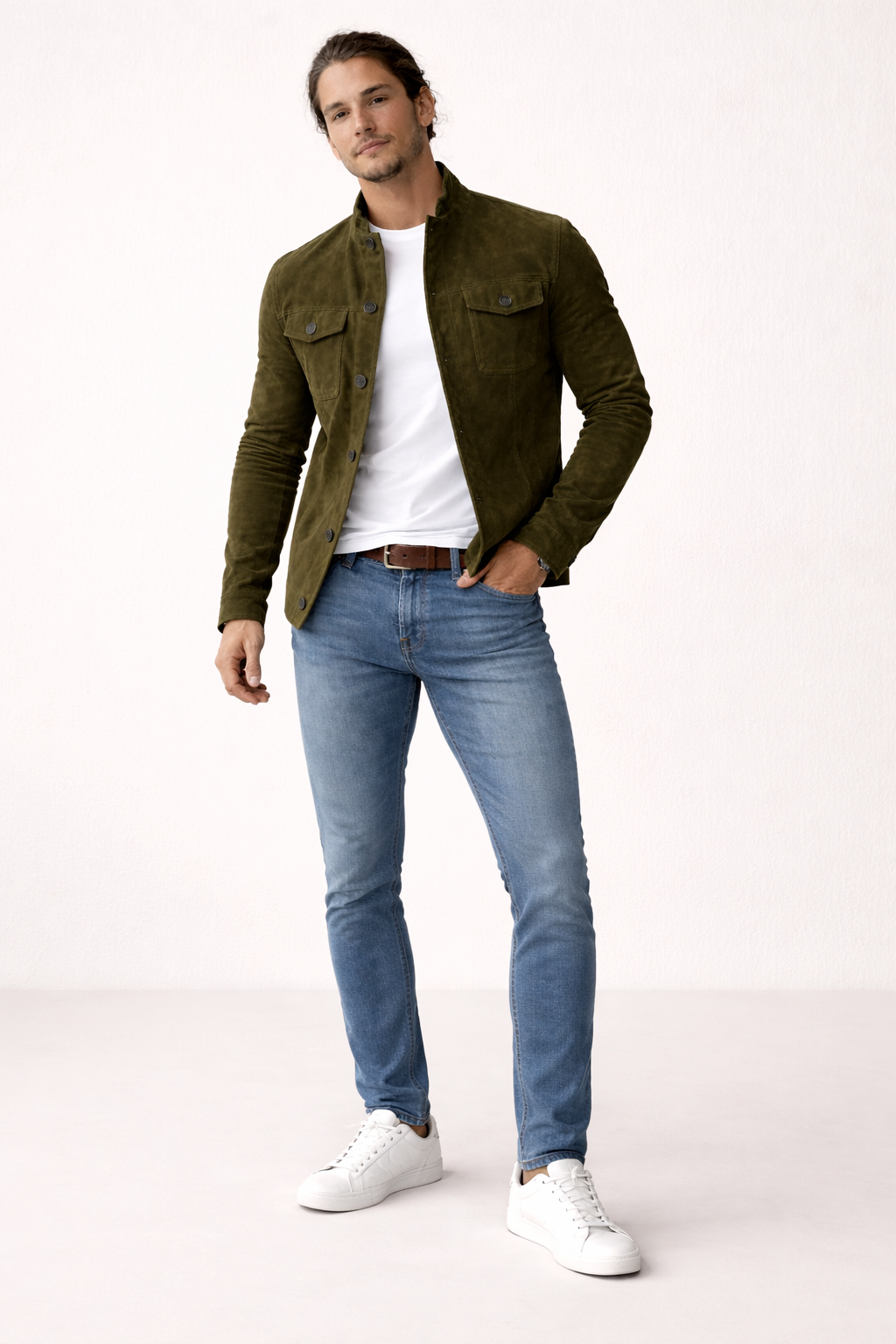 Herrenjacke im lässigen Stil mit bequemer Passform für die Übergangszeit - Klaus