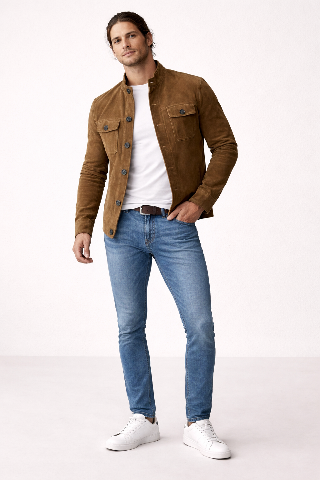 Herrenjacke im lässigen Stil mit bequemer Passform für die Übergangszeit - Klaus