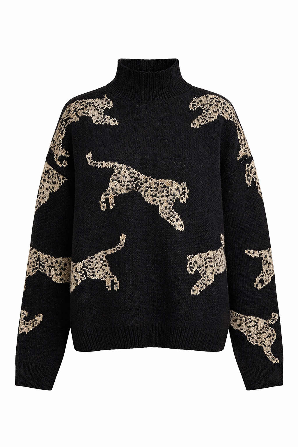 Damen Strickpulli mit grafischem Motiv - Yrvala