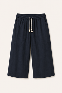 Pantalon court pour homme à taille élastiquée avec cordon - Alfie