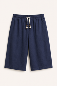 Pantalon court pour homme à taille élastiquée avec cordon - Alfie