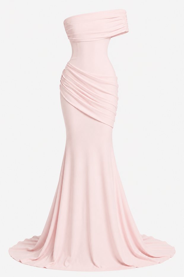 Langes schulterfreies Damenkleid in elegantem Party-Look - Aurelia