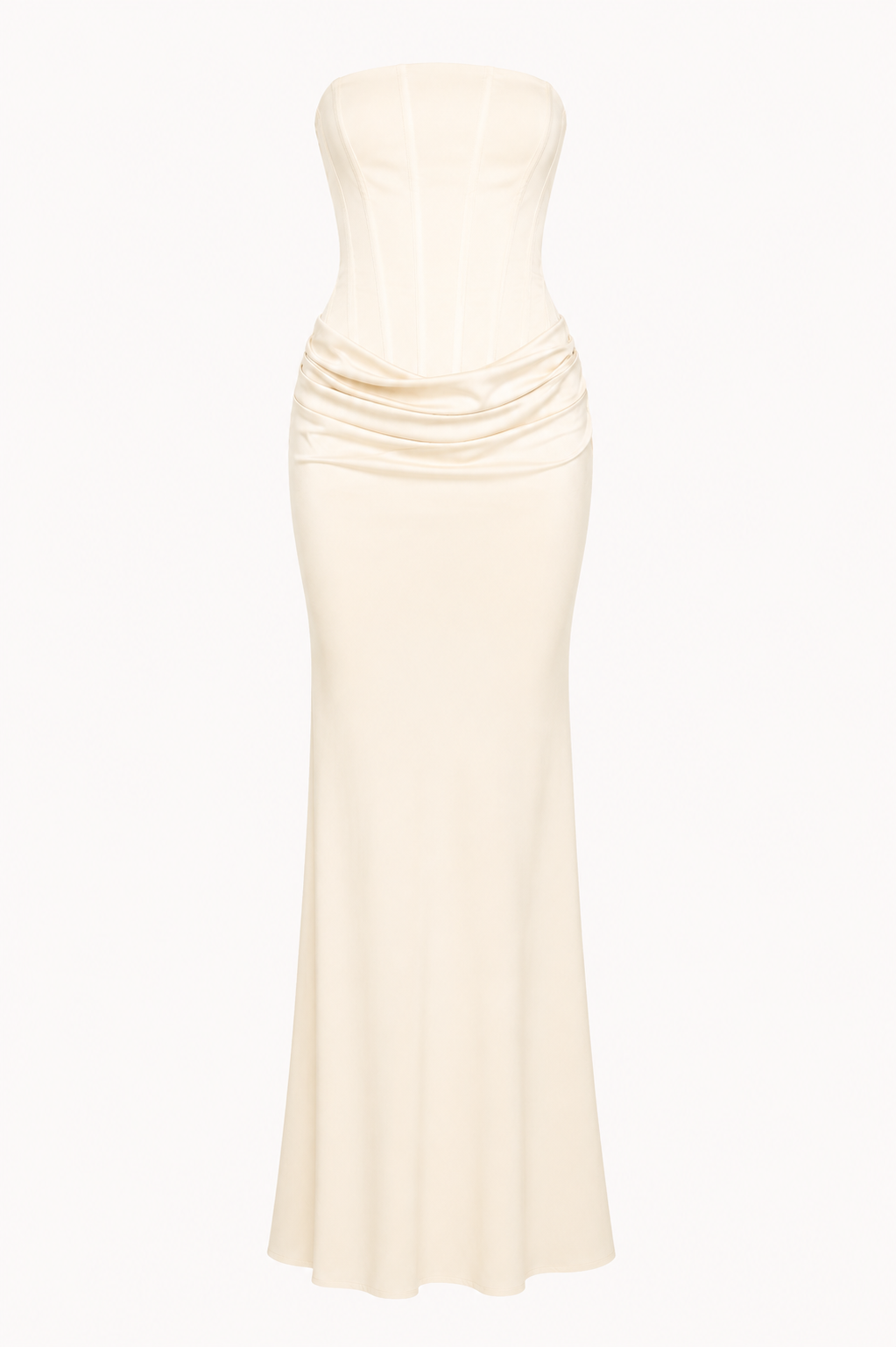 Elegantes langes Kleid für Frauen mit schmaler Passform - Leni