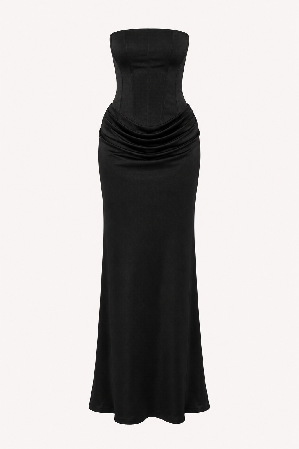 Elegantes langes Kleid für Frauen mit schmaler Passform - Leni